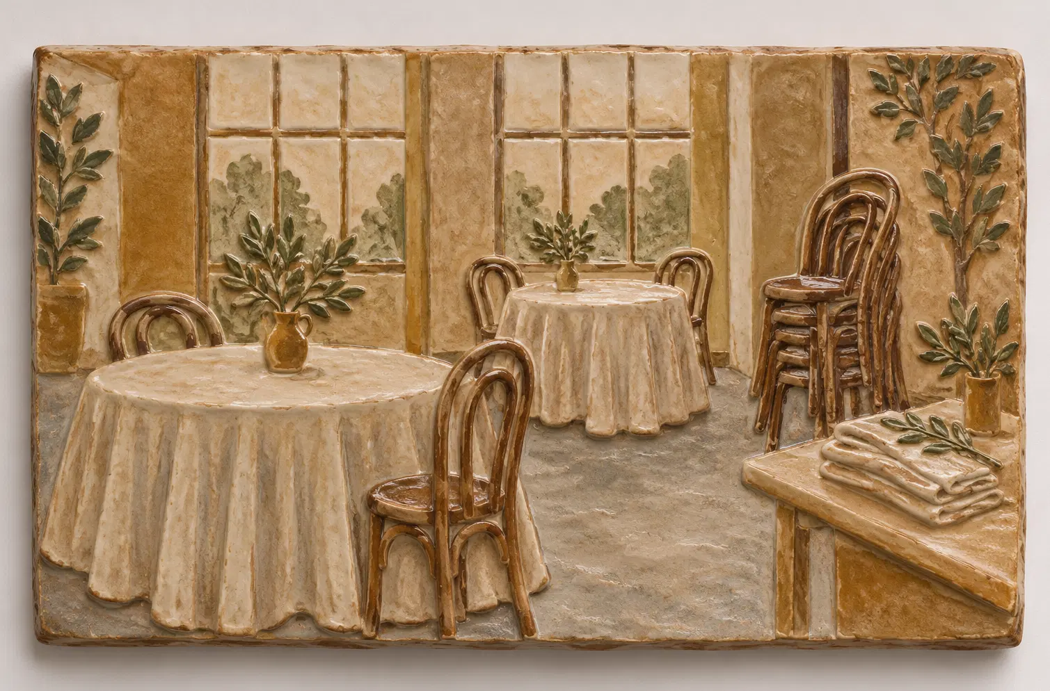 Illustration of event businesses and their working space